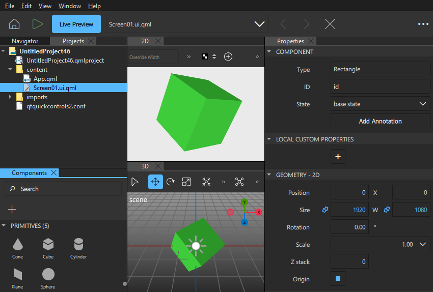 Design mode